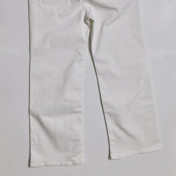 NWT!! J. CREW Petite High-Rise Kickout Jeans Solid White Size 26P 26 Petite - Picture 10 of 16